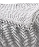 Vera Wang Chenille Pique Hypoallergenic Cotton Blanket, King