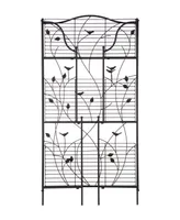 Glitzhome Rectangular 3-Tiered Shelf Plant Stand