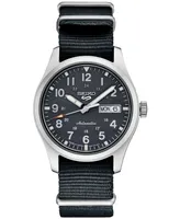 Seiko Men's Automatic 5 Sports Nylon Strap Watch 43mm