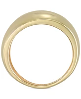 Polished Dome Statement Ring in 10K Gold