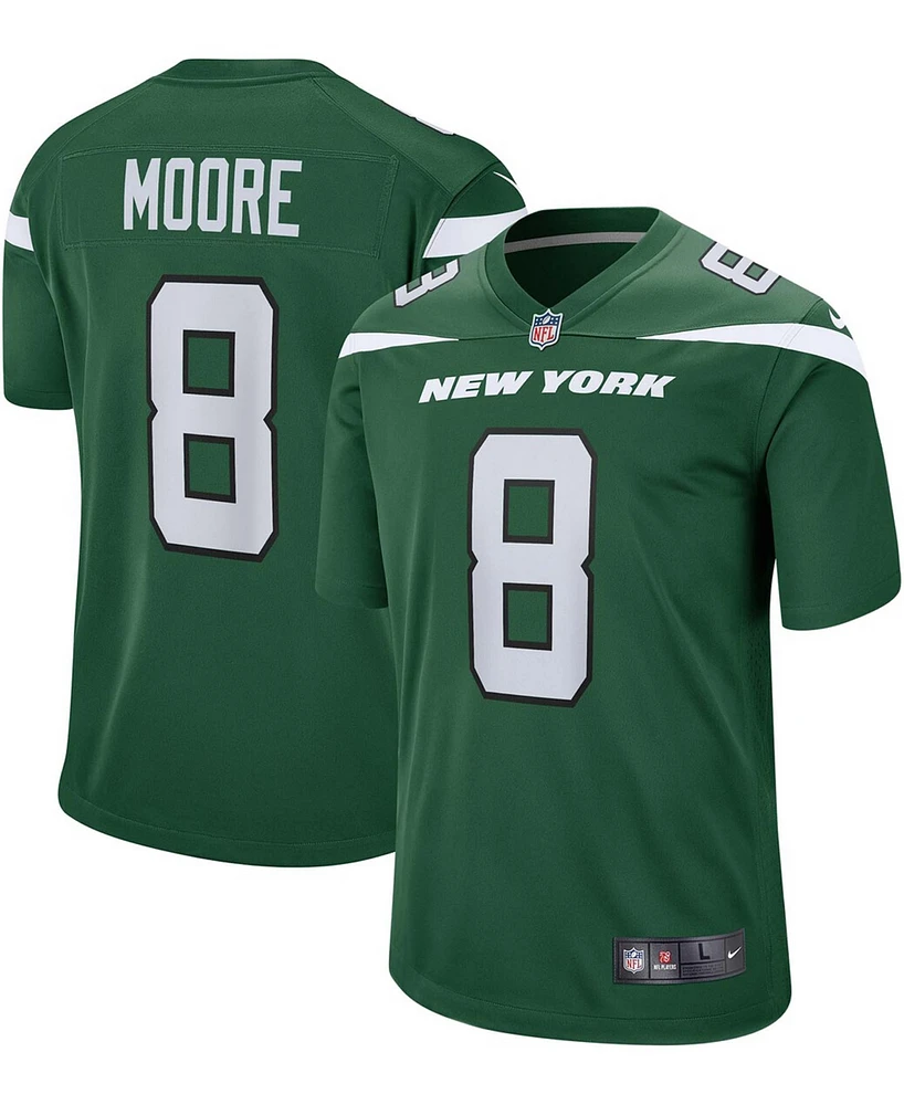 Men's Elijah Moore Gotham Green New York Jets 2021 Nfl Draft Pick Player Game Jersey