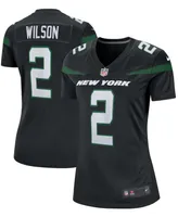 Women's Zach Wilson Black New York Jets Alternate 2021 Nfl Draft First Round Pick Game Jersey