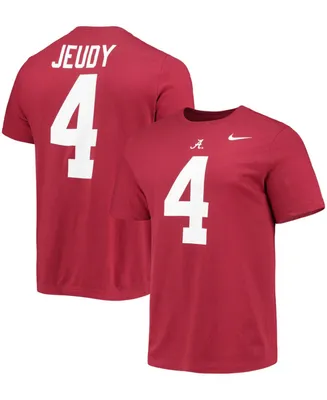 Men's Jerry Jeudy Crimson Alabama Tide Alumni Name Number T-shirt