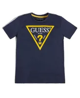 Guess Big Boys Soft Jersey Short Sleeve Classic Logo T-shirt