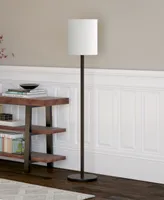 Braun Floor Lamp with Round Base