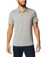 Men's Gray Tennessee Volunteers Tech Trail Space Dye Omni-Shade Polo