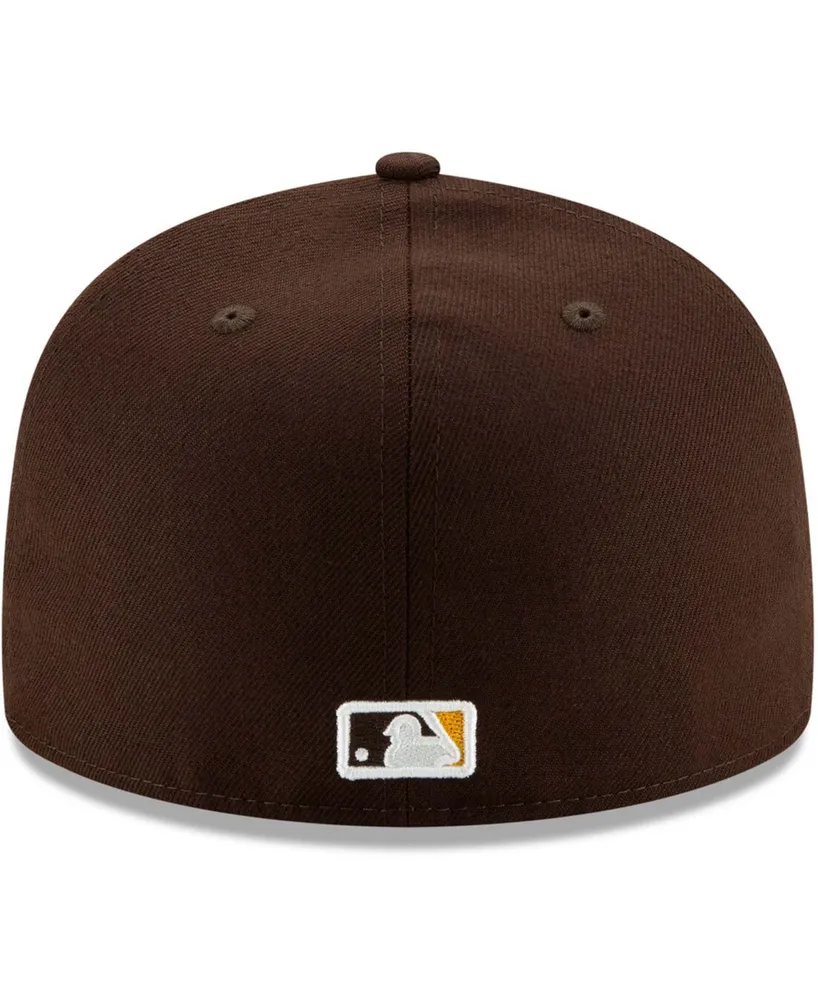 Men's Brown San Diego Padres Alternate Authentic Collection On-Field 59FIFTY Fitted Hat