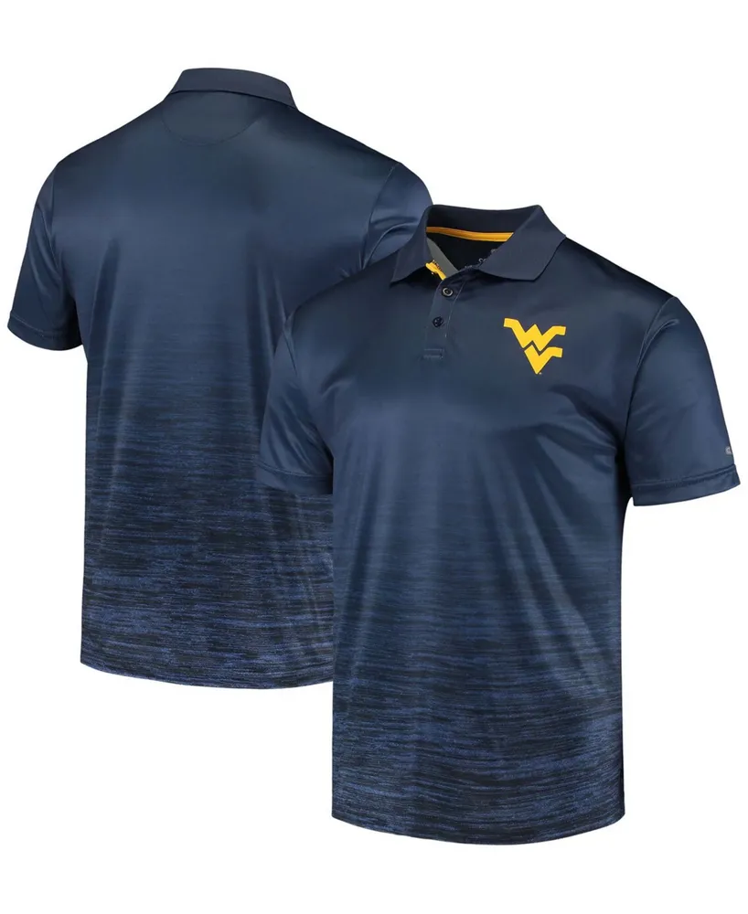 Men's Navy West Virginia Mountaineers Marshall Polo