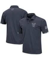 Men's Charcoal Villanova Wildcats Oht Military Inspired Appreciation Digital Camo Polo