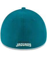 Men's Teal Jacksonville Jaguars 39THIRTY Flex Team Classic Hat