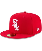 Men's Red Chicago White Sox Fashion Color Basic 59FIFTY Fitted Hat