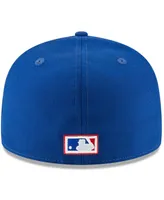 Men's Blue Texas Rangers Cooperstown Collection Wool 59FIFTY Fitted Hat