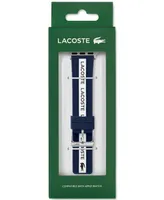 Lacoste Striping & White Silicone Strap for Apple Watch 38mm/40mm