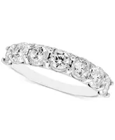 Diamond Seven Stone Band (1 ct. t.w.) in 14k White Gold