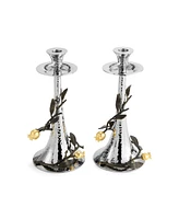 Pomegranate 2 Piece Candleholder Set