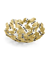 Butterfly Ginkgo Bread Basket - Gold