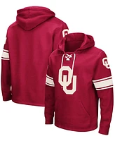 Colosseum Men's Oklahoma Sooners 2.0 Lace-Up Pullover Hoodie