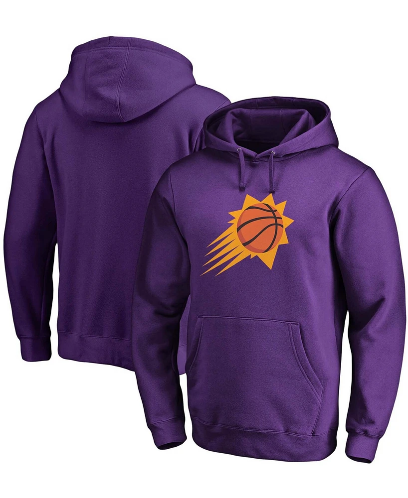 Men's Purple Phoenix Suns Primary Team Logo Pullover Hoodie