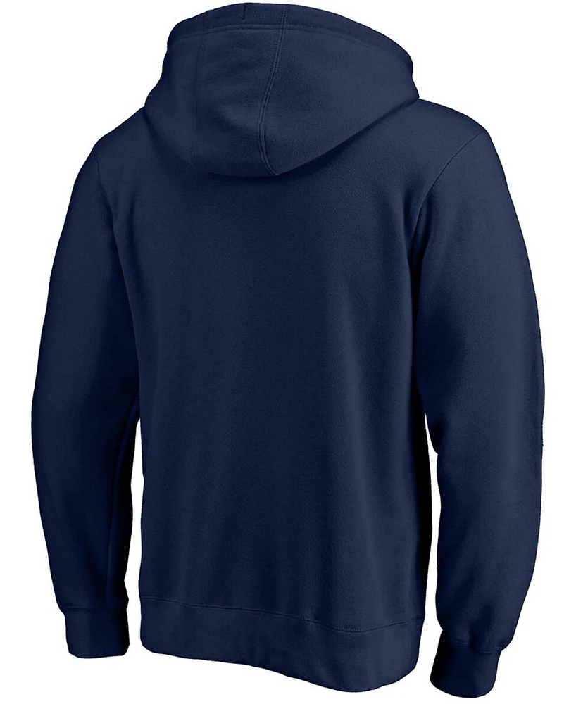 Men's Navy St. Louis Cardinals Official Logo Pullover Hoodie