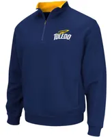 Men's Navy Toledo Rockets Tortugas Logo Quarter-Zip Jacket