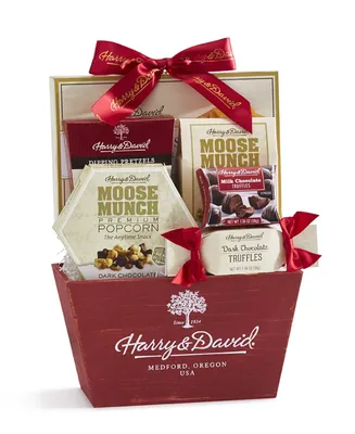 Harry & David Gourmet Favorites Red Holiday Gift Basket