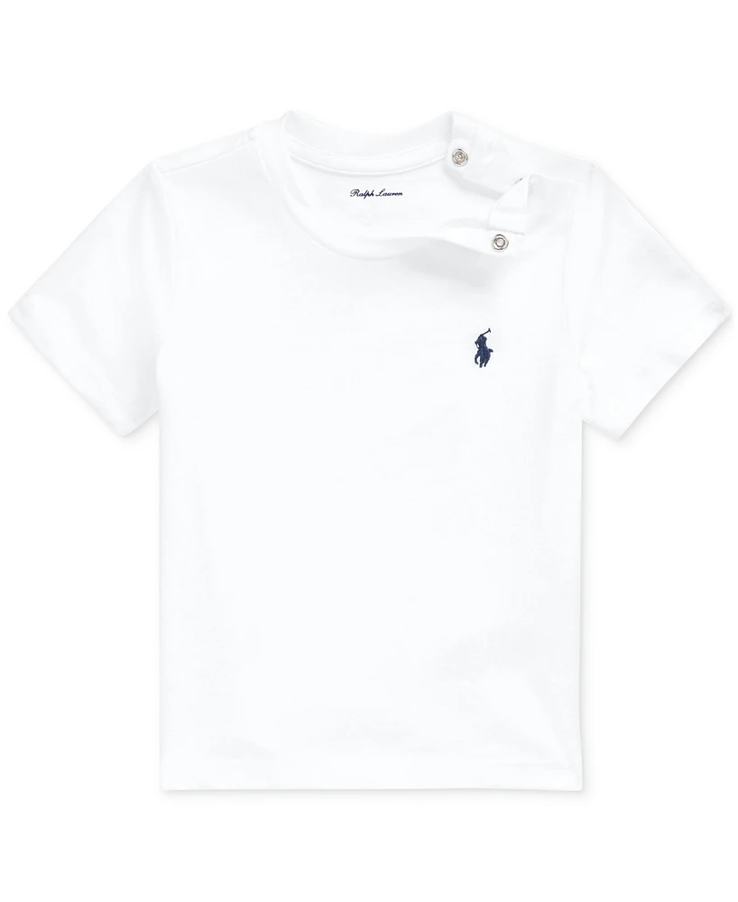 Polo Ralph Lauren Baby Boys Cotton Crewneck Embroidered Pony T-Shirt