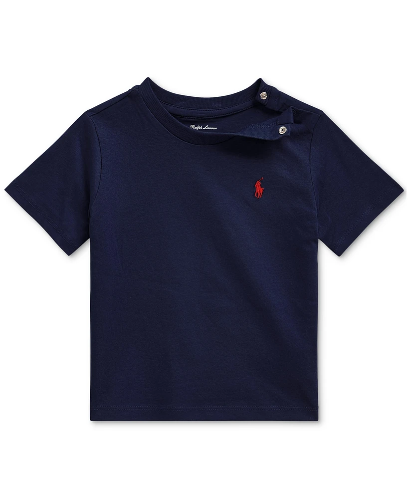 Polo Ralph Lauren Baby Boys Cotton Crewneck Embroidered Pony T-Shirt