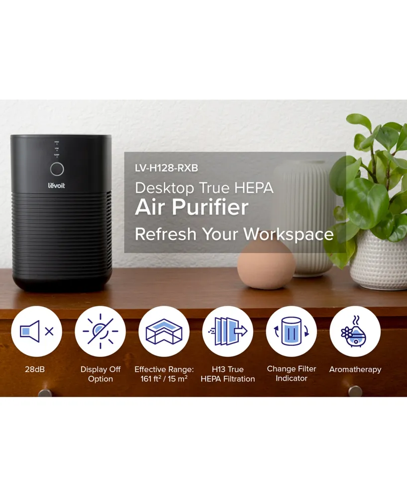 Levoit Desktop True Hepa Air Purifier, 2 pack