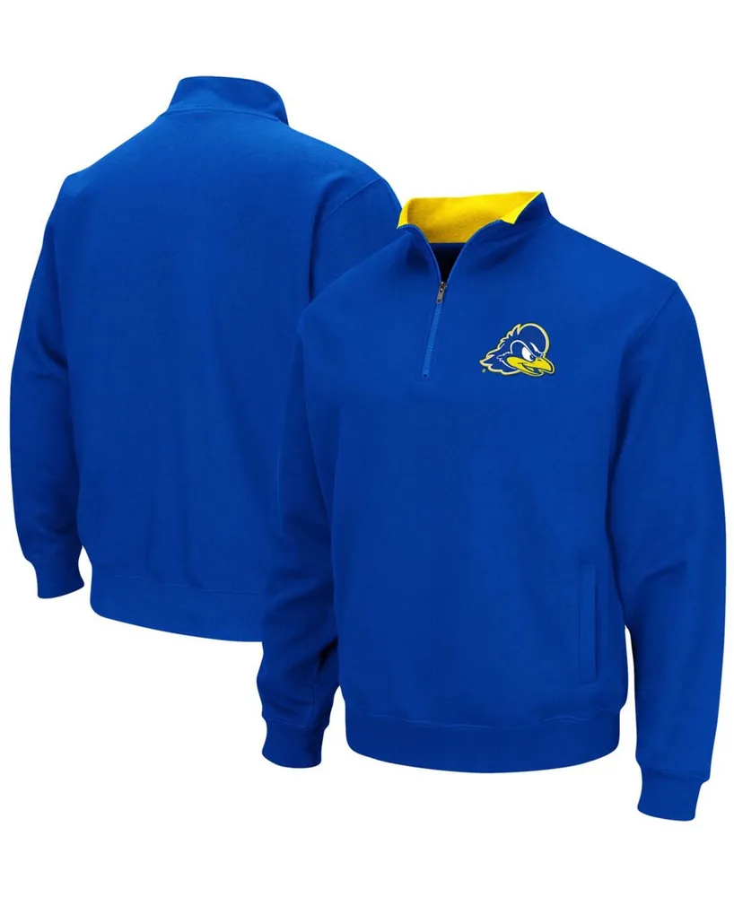 Men's Royal Delaware Fightin' Blue Hens Tortugas Logo Quarter-Zip Pullover Jacket