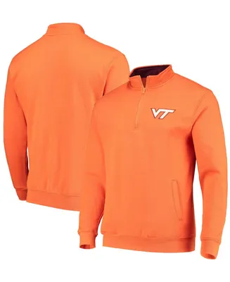 Men's Orange Virginia Tech Hokies Tortugas Logo Quarter-Zip Jacket
