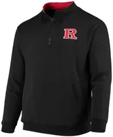 Men's Scarlet Rutgers Knights Tortugas Logo Quarter-Zip Jacket