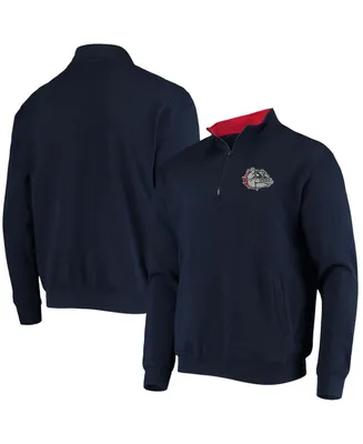 Men's Navy Gonzaga Bulldogs Tortugas Logo Quarter-Zip Jacket