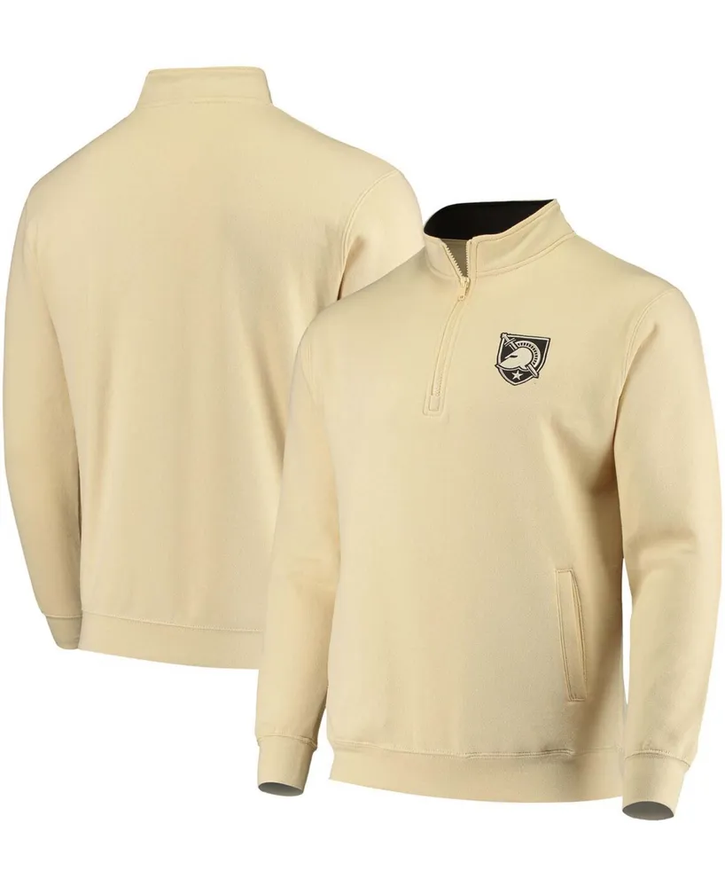 Men's Gold-Tone Army Black Knights Tortugas Logo Quarter-Zip Jacket