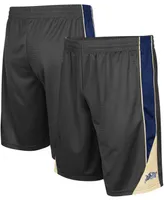 Men's Charcoal, Navy Midshipmen Team Turnover Shorts