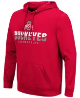 Men's Scarlet Ohio State Buckeyes Lantern Pullover Hoodie