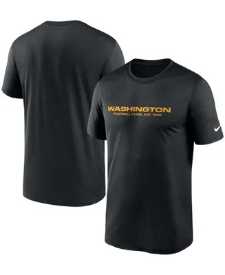 Men's Washington Football Team Logo Essential Legend Team Performance T-shirt