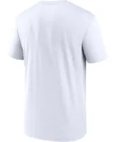 Men's White Los Angeles Chargers Team Legend Icon Performance T-shirt