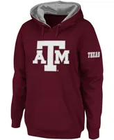 Women's Maroon Texas A M Aggies Team Big Logo Pullover Hoodie