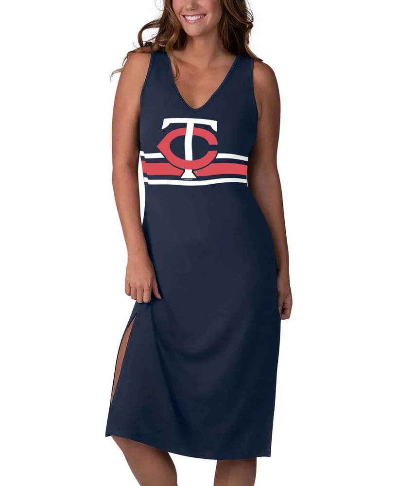 Refried Apparel Women's Navy, Red Boston Red Sox Scoop Neck Maxi