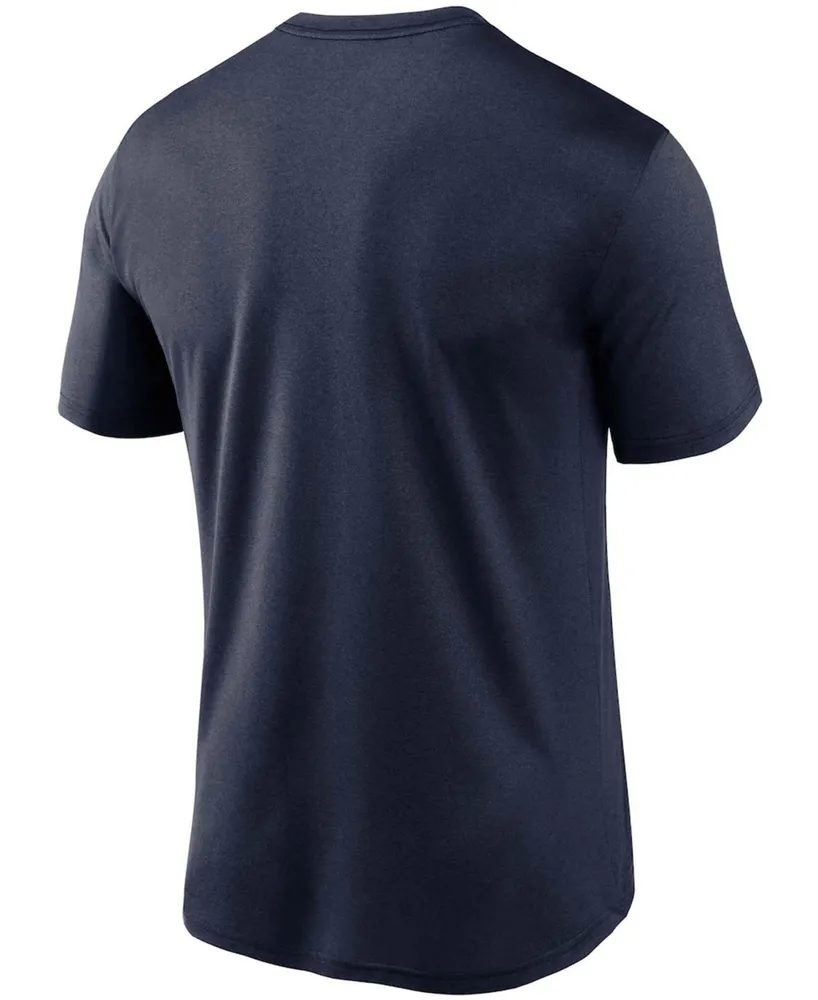 Men's College Navy Seattle Seahawks Logo Essential Legend Performance T-shirt