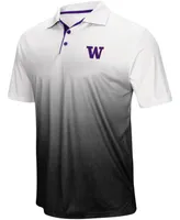 Men's Gray Washington Huskies Magic Team Logo Polo Shirt