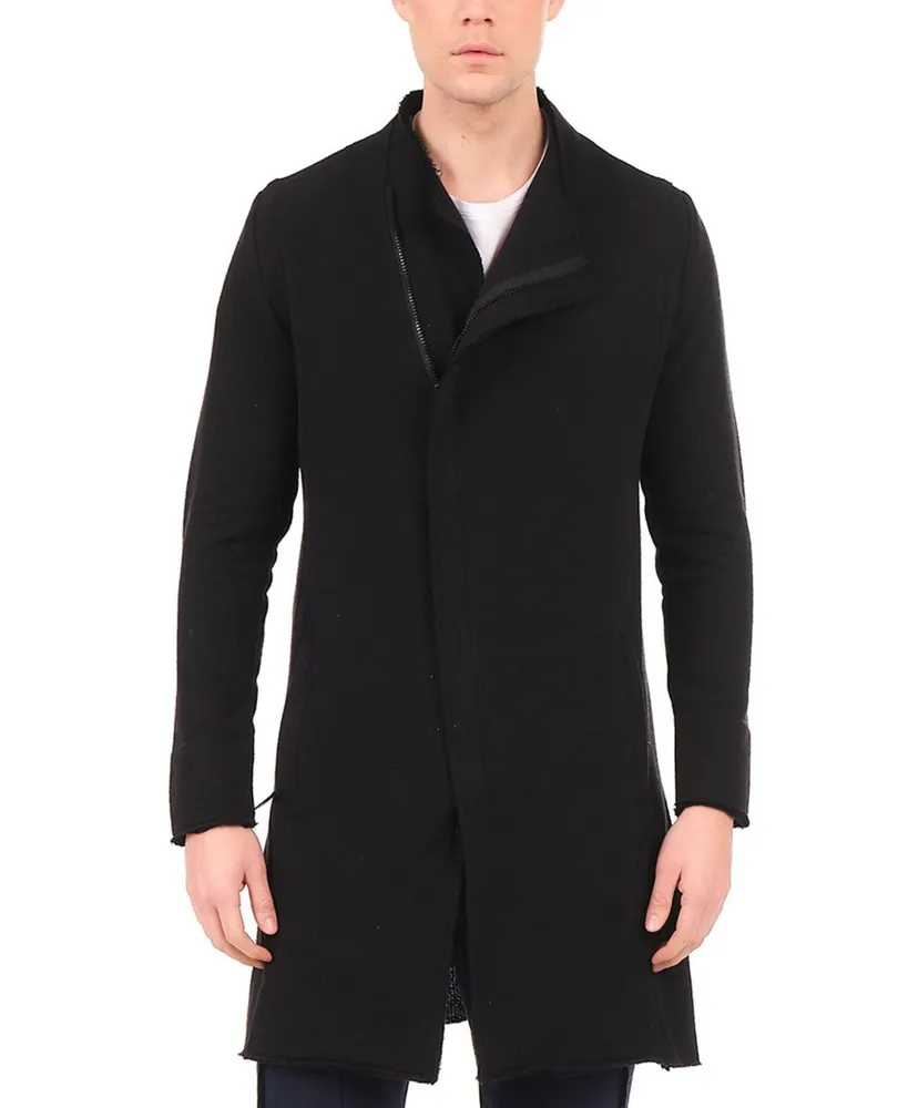 Ron Tomson Modern Longline Zippered Cardigan