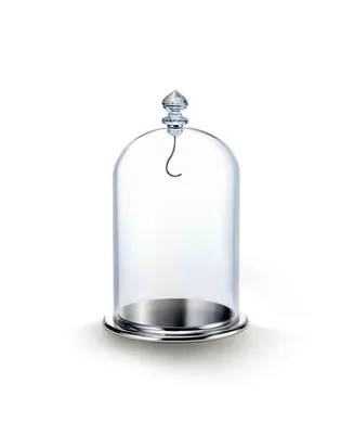 Swarovski Bell Jar Display, Large - Silver
