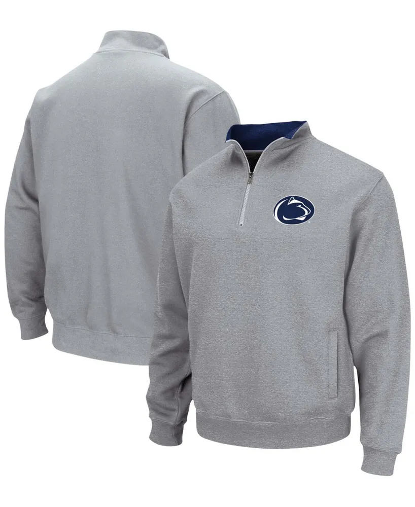 Men's Heather Gray Penn State Nittany Lions Tortugas Team Logo Quarter-Zip Jacket