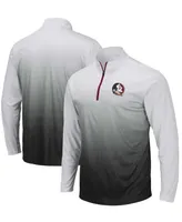 Men's Gray Florida State Seminoles Magic Team Logo Quarter-Zip Jacket