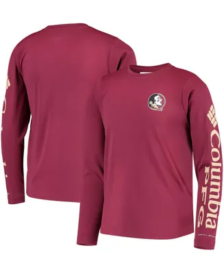 Big Boys Garnet Florida State Seminoles Pfg Terminal Tackle Long Sleeve Omni-Shade T-shirt