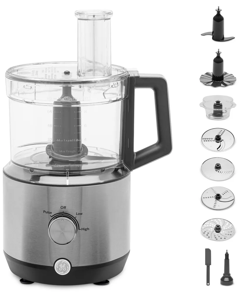 Ge 12-Cup Food Processor with Accessories