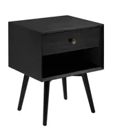 Mid Century Modern 1 Drawer Nightstand