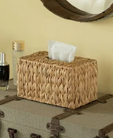 Water Hyacinth Wicker Rectangular Tissue Box Cover