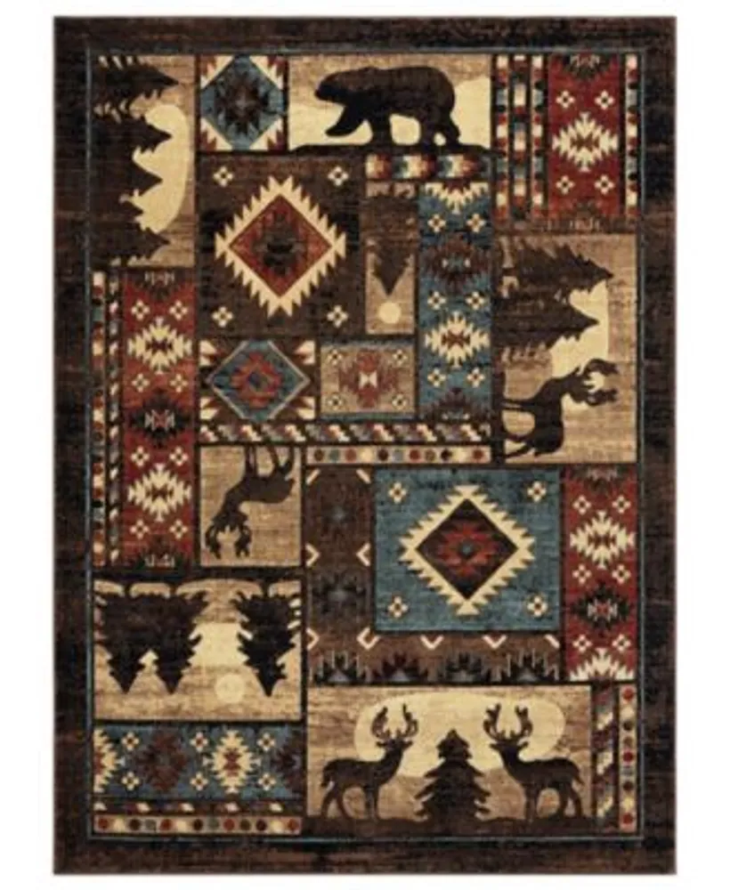 Global Rug Designs Teton Bear Area Rug